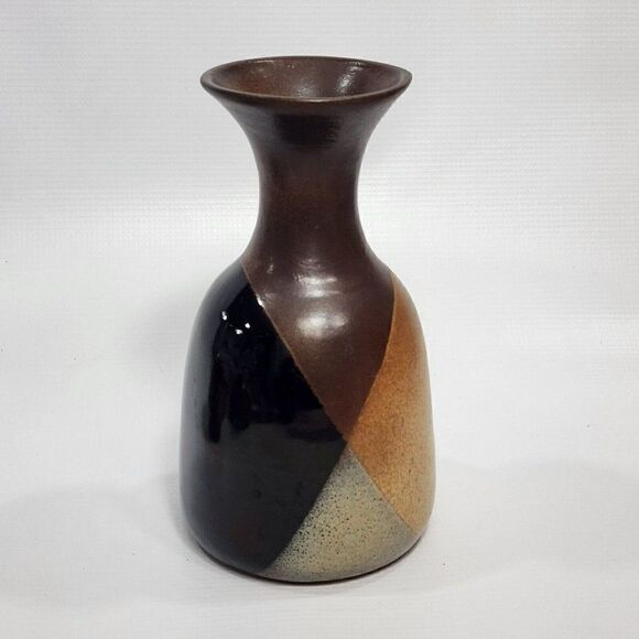 Robert Maxwell 7.5"  VINO Pottery Craft Decanter With 3 Cups Midcentury Modern - Picture 8 of 12